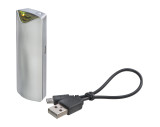 Alcoholímetro/Encendedor con cable de carga USB.